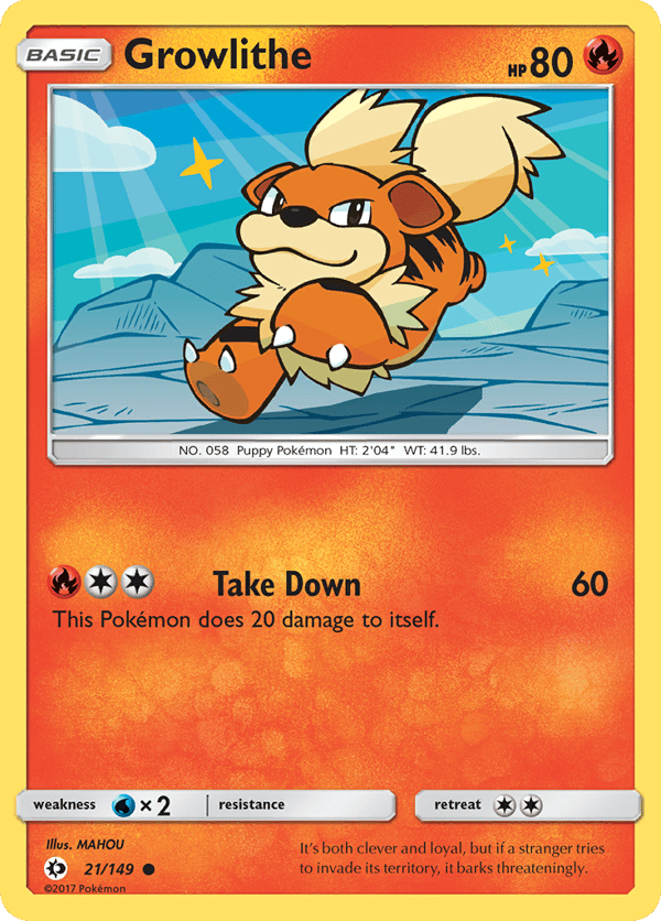 Growlithe – Common – Sun & Moon