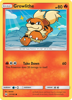 Growlithe – Common – Sun & Moon