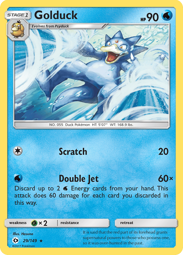 Golduck – Rare – Sun & Moon