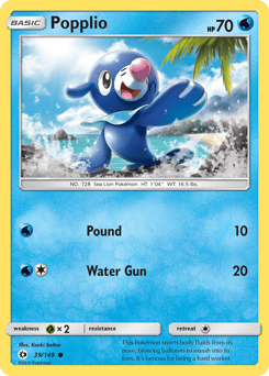 Popplio – Common – Sun & Moon