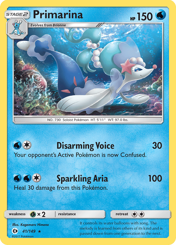 Primarina – Rare – Sun & Moon