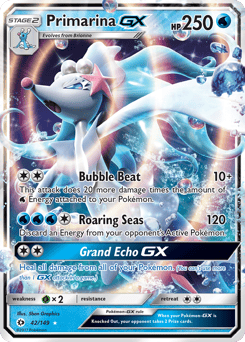Primarina-GX – Rare Holo GX – Sun & Moon