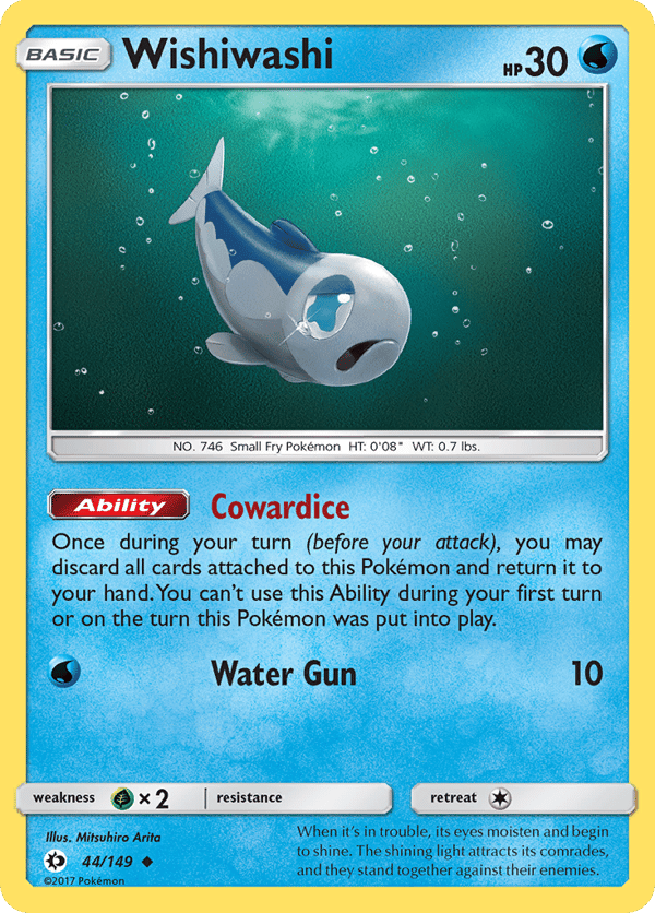 Wishiwashi – Uncommon – Sun & Moon