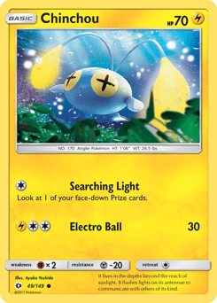 Chinchou – Common – Sun & Moon