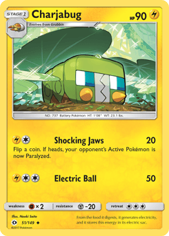 Charjabug – Uncommon – Sun & Moon