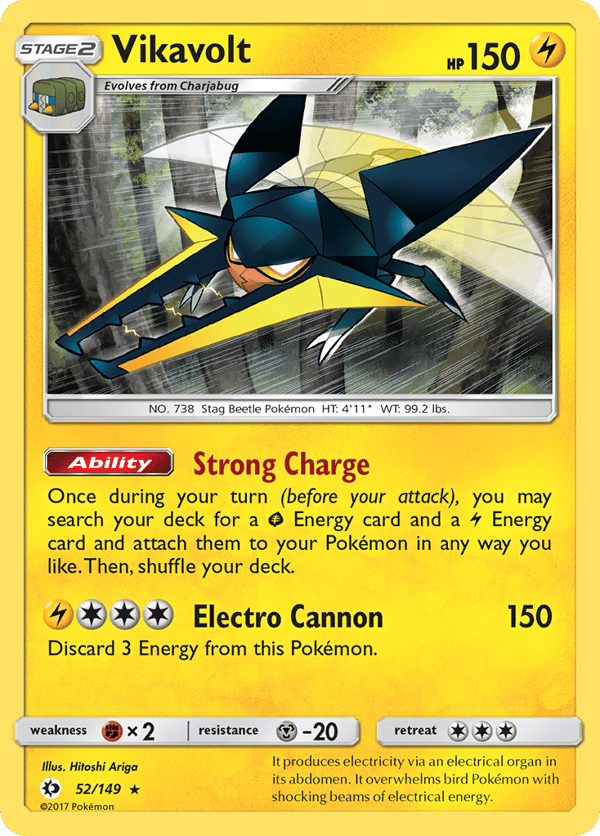 Vikavolt – Rare Holo – Sun & Moon