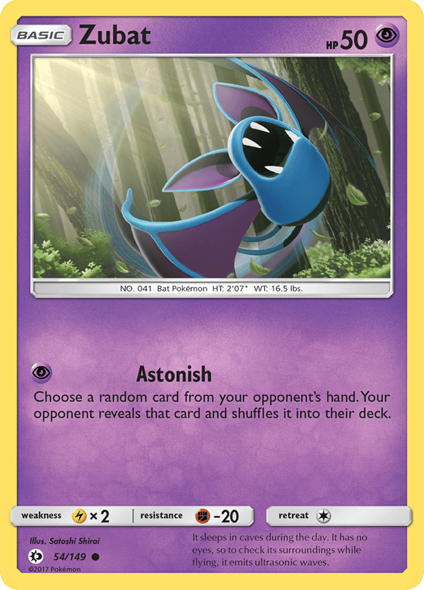 Zubat – Common – Sun & Moon