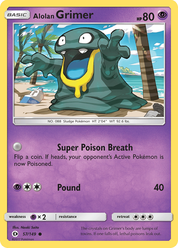 Alolan Grimer – Common – Sun & Moon