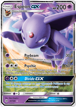 Espeon-GX – Rare Holo GX – Sun & Moon