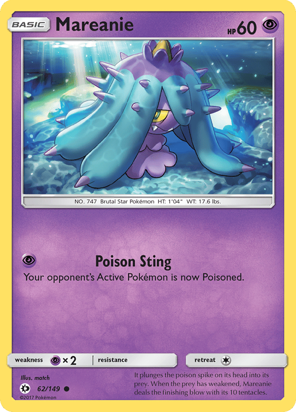 Mareanie – Common – Sun & Moon
