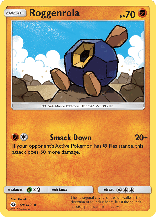 Roggenrola – Common – Sun & Moon