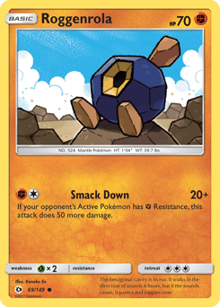 Roggenrola – Common – Sun & Moon