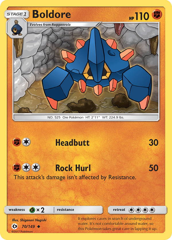 Boldore – Uncommon – Sun & Moon