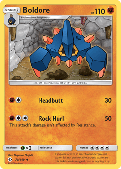 Boldore – Uncommon – Sun & Moon