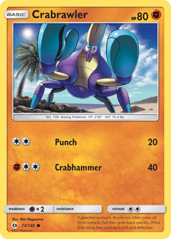 Crabrawler – Common – Sun & Moon