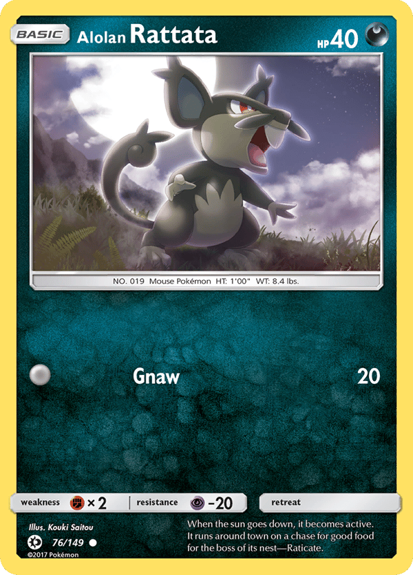 Alolan Rattata – Common – Sun & Moon