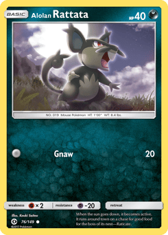 Alolan Rattata – Common – Sun & Moon