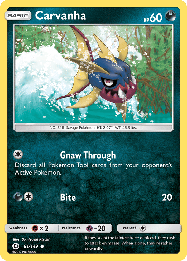 Carvanha – Common – Sun & Moon