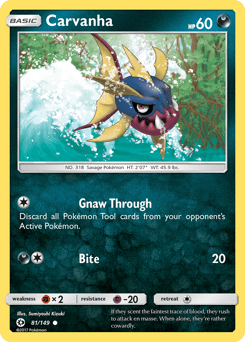 Carvanha – Common – Sun & Moon
