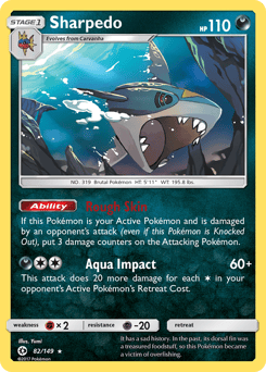 Sharpedo – Rare Holo – Sun & Moon