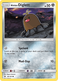 Alolan Diglett – Common – Sun & Moon