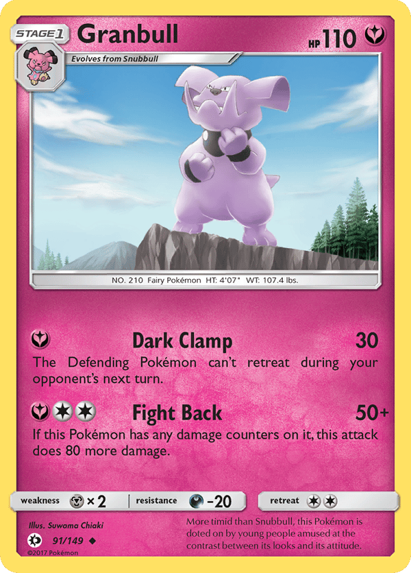 Granbull – Uncommon – Sun & Moon