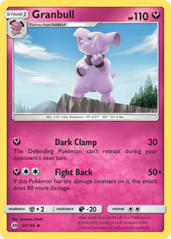 Granbull – Uncommon – Sun & Moon