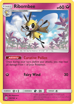 Ribombee – Rare Holo – Sun & Moon