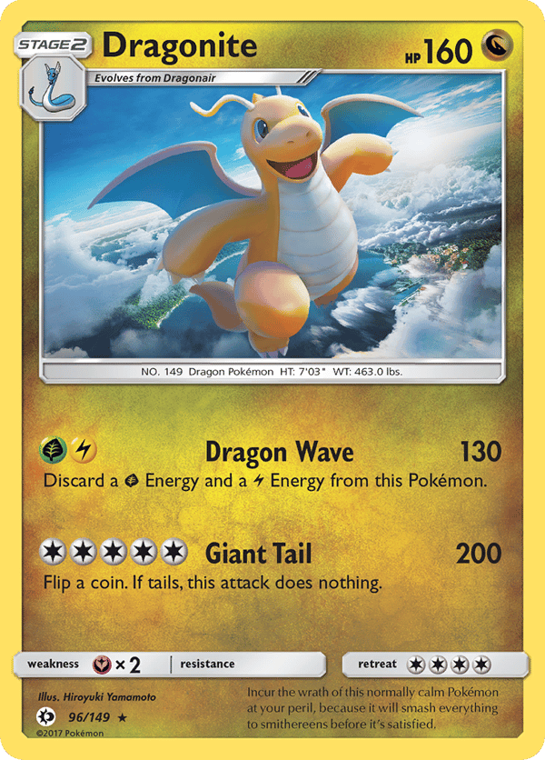 Dragonite – Rare Holo – Sun & Moon