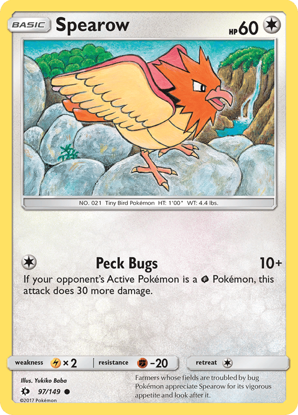 Spearow – Common – Sun & Moon