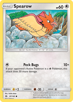 Spearow – Common – Sun & Moon