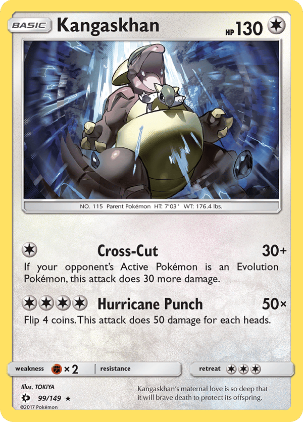Kangaskhan – Rare Holo – Sun & Moon