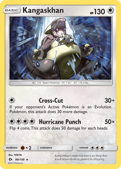 Kangaskhan – Rare Holo – Sun & Moon
