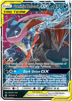 Greninja & Zoroark-GX – Rare Holo GX