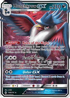 Honchkrow-GX – Rare Holo GX