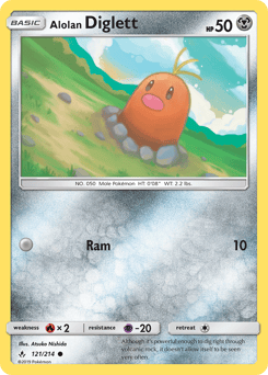 Alolan Diglett – Common – Unbroken Bonds