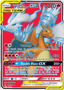 Reshiram & Charizard-GX – Rare Ultra