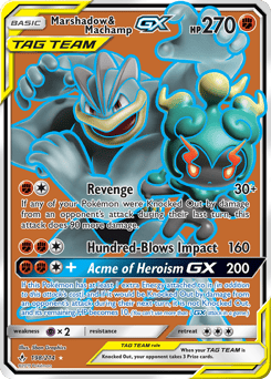 Marshadow & Machamp-GX – Rare Ultra – Unbroken Bonds