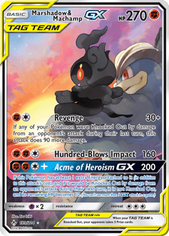 Marshadow & Machamp-GX – Rare Ultra – Unbroken Bonds