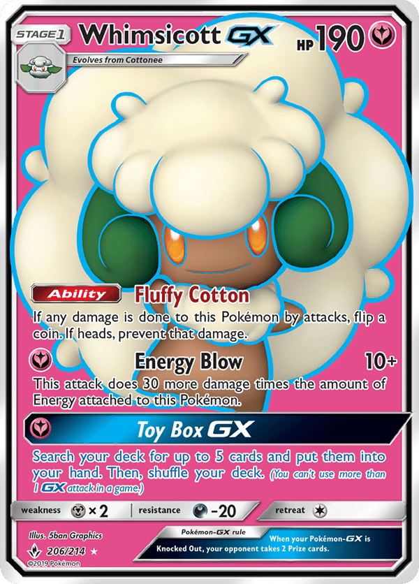 Whimsicott-GX – Unbroken Bonds