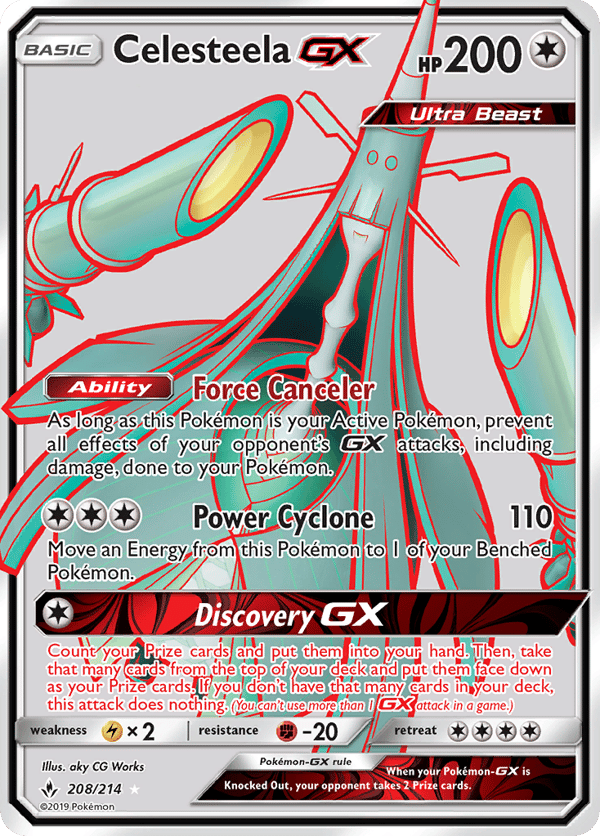 Celesteela-GX – Rare Ultra – Unbroken Bonds