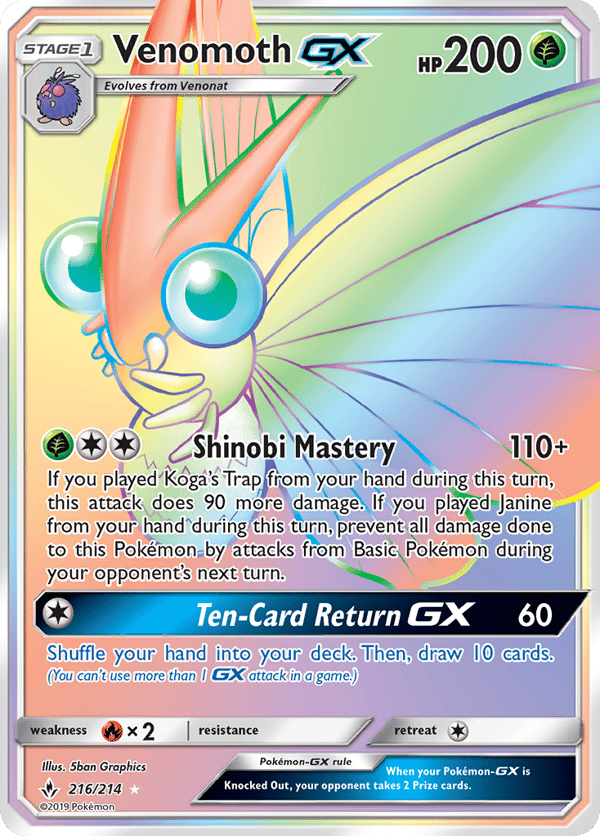 Venomoth-GX – Unbroken Bonds