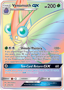 Venomoth-GX – Rare Rainbow