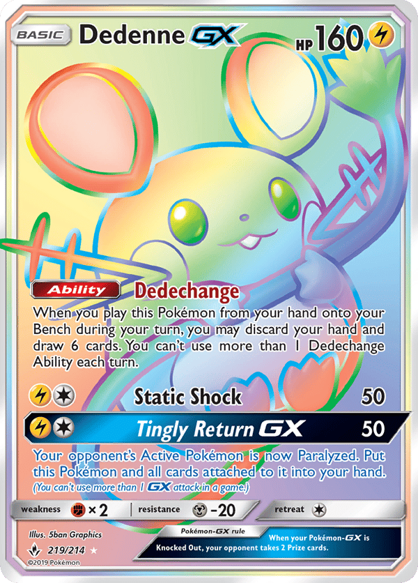Dedenne-GX – Unbroken Bonds