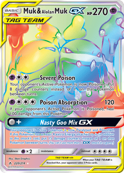 Muk & Alolan Muk-GX – Rare Rainbow