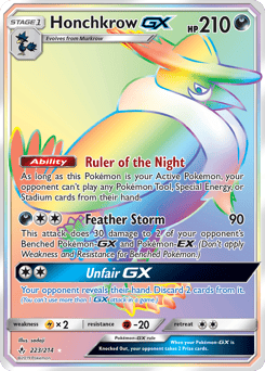Honchkrow-GX – Rare Rainbow