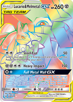 Lucario & Melmetal-GX – Rare Rainbow