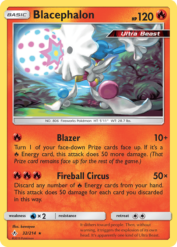 Blacephalon – Rare – Unbroken Bonds