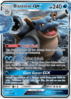 Blastoise-GX – Rare Holo GX
