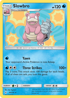 Slowbro – Rare Holo – Unbroken Bonds